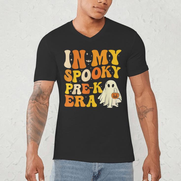 In My Spooky PRE-K Teacher Era Halloween Costume Tee Men's V-Neck T-Shirt, novelty gifts, funny gifts