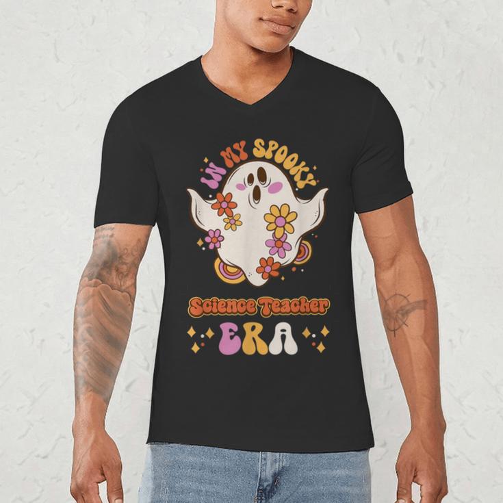 In My Spooky Science Teacher Era Occupational Haunts Men's V-Neck T-Shirt, novelty gifts, funny gifts In My Spooky Science Teacher Era Occupational Haunts Men's V-Neck T-Shirt, novelty gifts, funny gifts