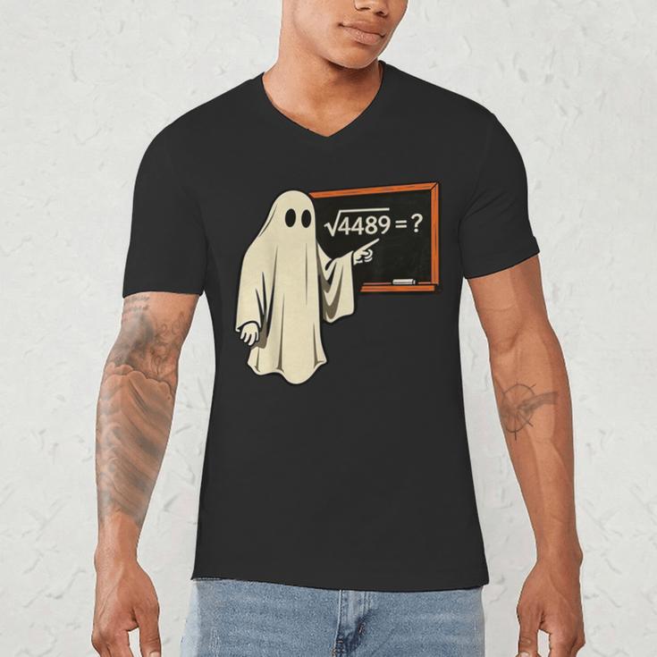 Square Root 67 Ghost Math Teacher 4489 Meme Halloween Men's V-Neck T-Shirt, novelty gifts, funny gifts Square Root 67 Ghost Math Teacher 4489 Meme Halloween Men's V-Neck T-Shirt, novelty gifts, funny gifts