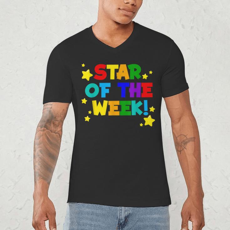 Star Of The Week Cheerful Recognition Student Teachers Class Men Women Kids Men's V-Neck T-Shirt, novelty gifts, funny gifts Star Of The Week Cheerful Recognition Student Teachers Class Men Women Kids Men's V-Neck T-Shirt, novelty gifts, funny gifts