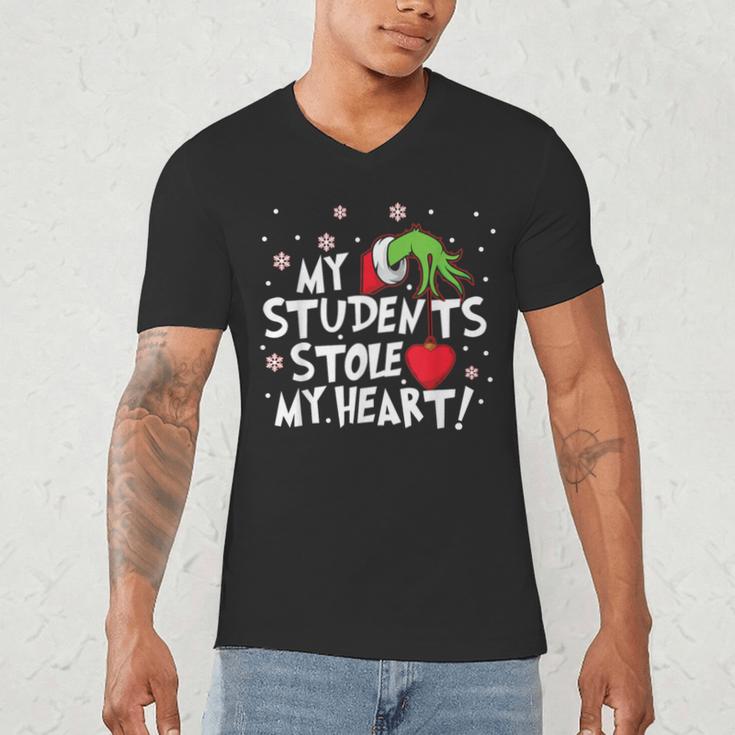 My Students Stole My Heart School Teacher Christmas Men Women Kids Men's V-Neck T-Shirt, novelty gifts, funny gifts My Students Stole My Heart School Teacher Christmas Men Women Kids Men's V-Neck T-Shirt, novelty gifts, funny gifts