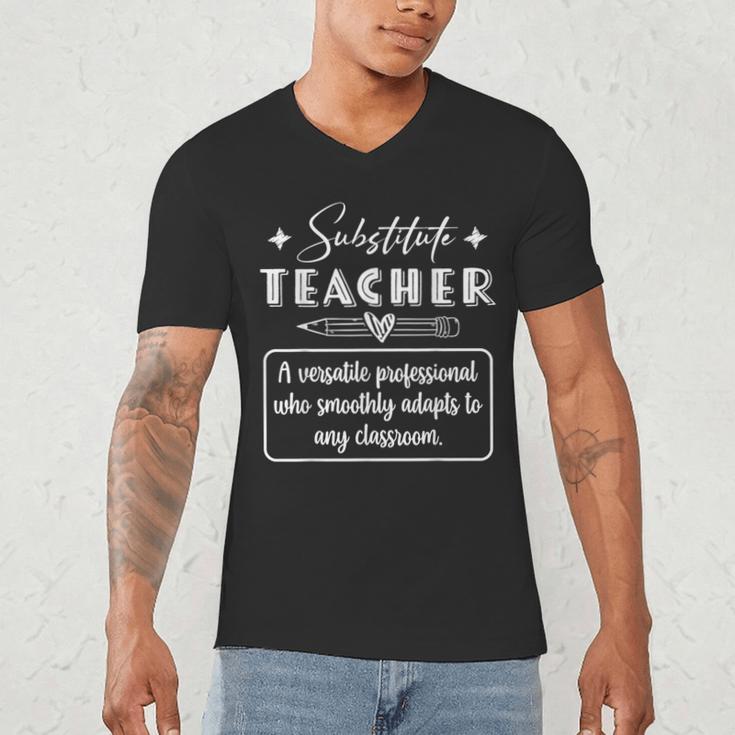 Substitute Teacher Definition Men's V-Neck T-Shirt, novelty gifts, funny gifts Substitute Teacher Definition Men's V-Neck T-Shirt, novelty gifts, funny gifts