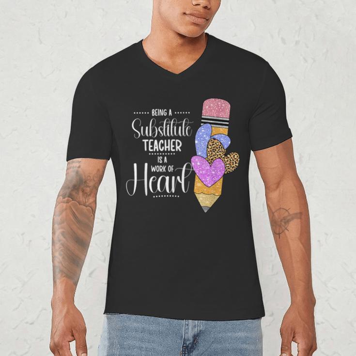 Being A Substitute Teacher Substitute Teaching Men's V-Neck T-Shirt, novelty gifts, funny gifts Being A Substitute Teacher Substitute Teaching Men's V-Neck T-Shirt, novelty gifts, funny gifts