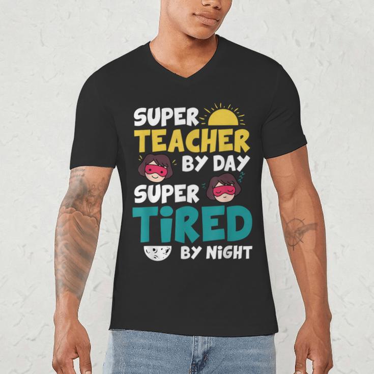 Super Hero Teacher Superheroes Men's V-Neck T-Shirt, novelty gifts, funny gifts Super Hero Teacher Superheroes Men's V-Neck T-Shirt, novelty gifts, funny gifts