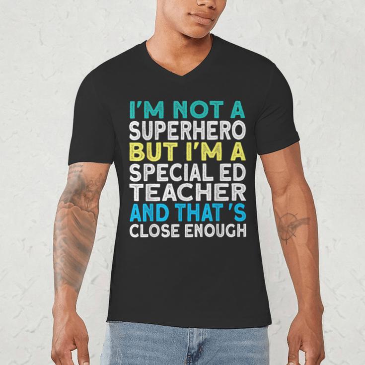 Superhero & Special Education Teacher Men Women Men's V-Neck T-Shirt, novelty gifts, funny gifts Superhero & Special Education Teacher Men Women Men's V-Neck T-Shirt, novelty gifts, funny gifts