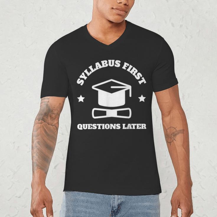 SYLLABUS PROFESSOR TEACHER Men's V-Neck T-Shirt, novelty gifts, funny gifts SYLLABUS PROFESSOR TEACHER Men's V-Neck T-Shirt, novelty gifts, funny gifts