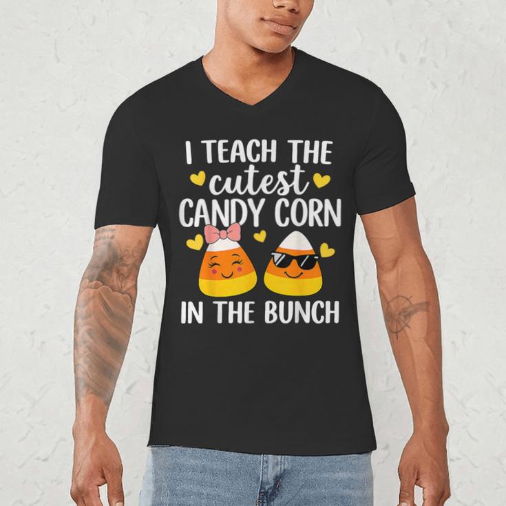 I Teach The Cutest Candy Corn In The Bunch Teacher Halloween Men's V-Neck T-Shirt, novelty gifts, funny gifts I Teach The Cutest Candy Corn In The Bunch Teacher Halloween Men's V-Neck T-Shirt, novelty gifts, funny gifts