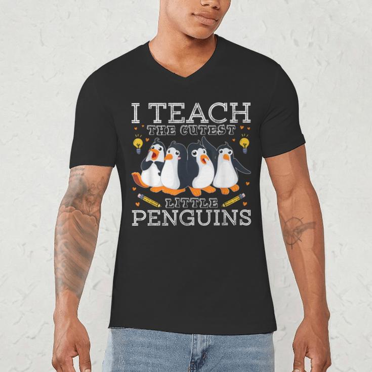 I Teach The Cutest Little Penguins Cute School Teacher Tee Men's V-Neck T-Shirt, novelty gifts, funny gifts I Teach The Cutest Little Penguins Cute School Teacher Tee Men's V-Neck T-Shirt, novelty gifts, funny gifts