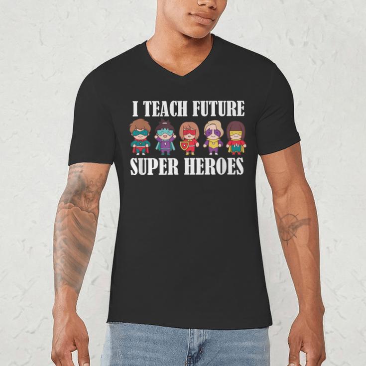 I Teach Future Superheroes Last Day Back To School Teacher Men's V-Neck T-Shirt, novelty gifts, funny gifts I Teach Future Superheroes Last Day Back To School Teacher Men's V-Neck T-Shirt, novelty gifts, funny gifts