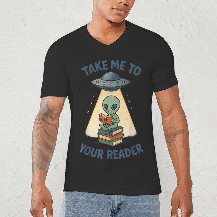 Teacher Alien Books UFO Reading Take Me To Your Reader Men's V-Neck T-Shirt, novelty gifts, funny gifts Teacher Alien Books UFO Reading Take Me To Your Reader Men's V-Neck T-Shirt, novelty gifts, funny gifts