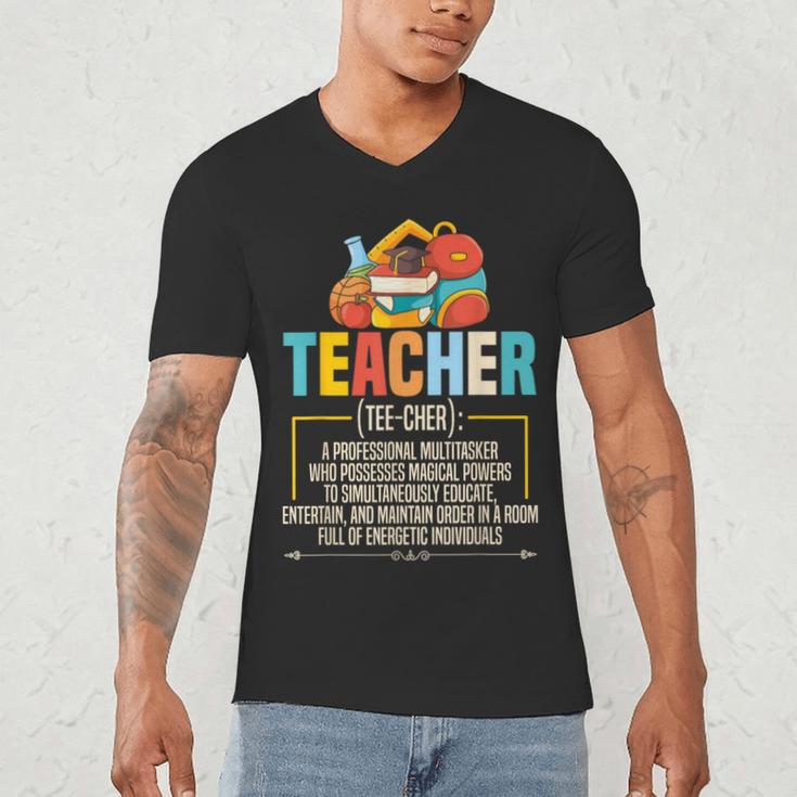 Teacher Definition Teaching School Teacher Men Women Men's V-Neck T-Shirt, novelty gifts, funny gifts Teacher Definition Teaching School Teacher Men Women Men's V-Neck T-Shirt, novelty gifts, funny gifts