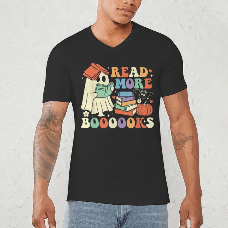 Teacher Halloween Cute Booooks Ghost Read More Books Men's V-Neck T-Shirt, novelty gifts, funny gifts Teacher Halloween Cute Booooks Ghost Read More Books Men's V-Neck T-Shirt, novelty gifts, funny gifts
