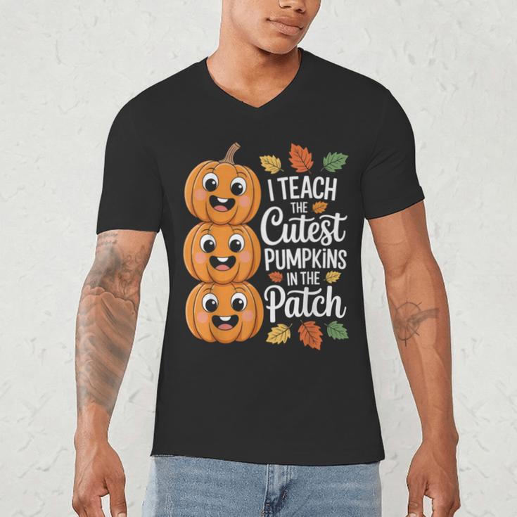 Teacher Halloween Tshirts I Teach The Cutest Pumpkins Men's V-Neck T-Shirt, novelty gifts, funny gifts Teacher Halloween Tshirts I Teach The Cutest Pumpkins Men's V-Neck T-Shirt, novelty gifts, funny gifts