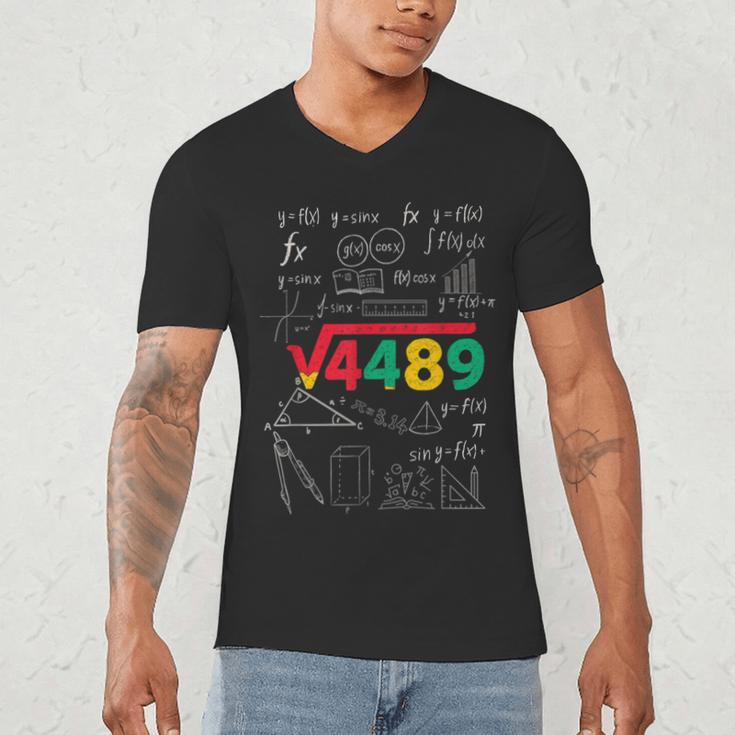 Teacher Math 67 Meme Square Root 4489 Slang Six Seven Men's V-Neck T-Shirt, novelty gifts, funny gifts Teacher Math 67 Meme Square Root 4489 Slang Six Seven Men's V-Neck T-Shirt, novelty gifts, funny gifts