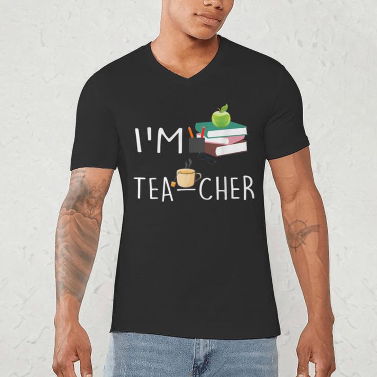 Teacher Puns I'm Tea-Cher Tea Lover Fun Teacher For Men Women Men's V-Neck T-Shirt, novelty gifts, funny gifts Teacher Puns I'm Tea-Cher Tea Lover Fun Teacher For Men Women Men's V-Neck T-Shirt, novelty gifts, funny gifts