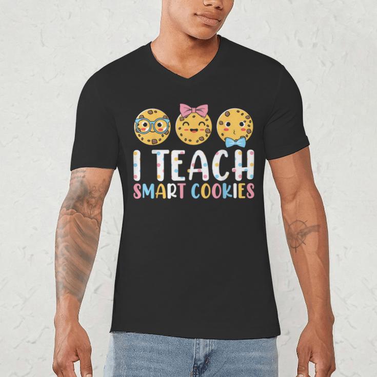 Teacher I Teach Smart Cookies For Men Women Kids Men's V-Neck T-Shirt, novelty gifts, funny gifts Teacher I Teach Smart Cookies For Men Women Kids Men's V-Neck T-Shirt, novelty gifts, funny gifts