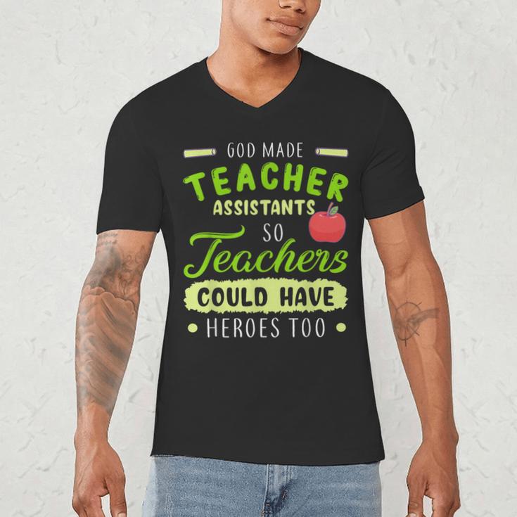 Teacher Teaching Assistant Aide Hero Men's V-Neck T-Shirt, novelty gifts, funny gifts Teacher Teaching Assistant Aide Hero Men's V-Neck T-Shirt, novelty gifts, funny gifts