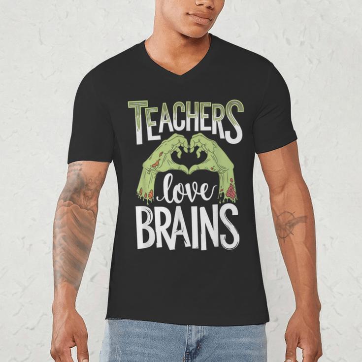 Teachers Love Zombie Teacher Halloween Fun Men's V-Neck T-Shirt, novelty gifts, funny gifts Teachers Love Zombie Teacher Halloween Fun Men's V-Neck T-Shirt, novelty gifts, funny gifts