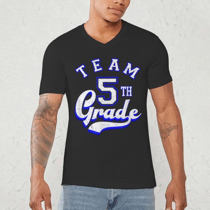 Team 5th Grade Fifth For Teacher Or Students Men's V-Neck T-Shirt, novelty gifts, funny gifts Team 5th Grade Fifth For Teacher Or Students Men's V-Neck T-Shirt, novelty gifts, funny gifts