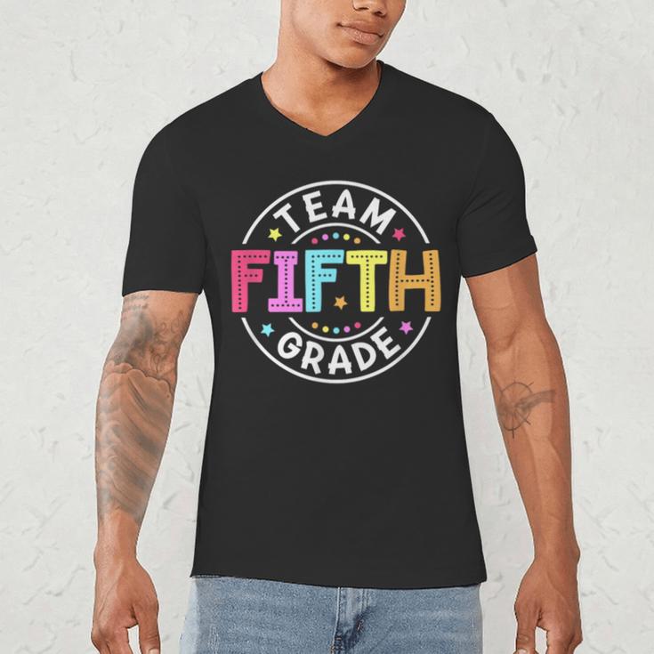 Team Fifth Grade Teacher Back To School 5th Grade Squad Kids Men's V-Neck T-Shirt, novelty gifts, funny gifts Team Fifth Grade Teacher Back To School 5th Grade Squad Kids Men's V-Neck T-Shirt, novelty gifts, funny gifts