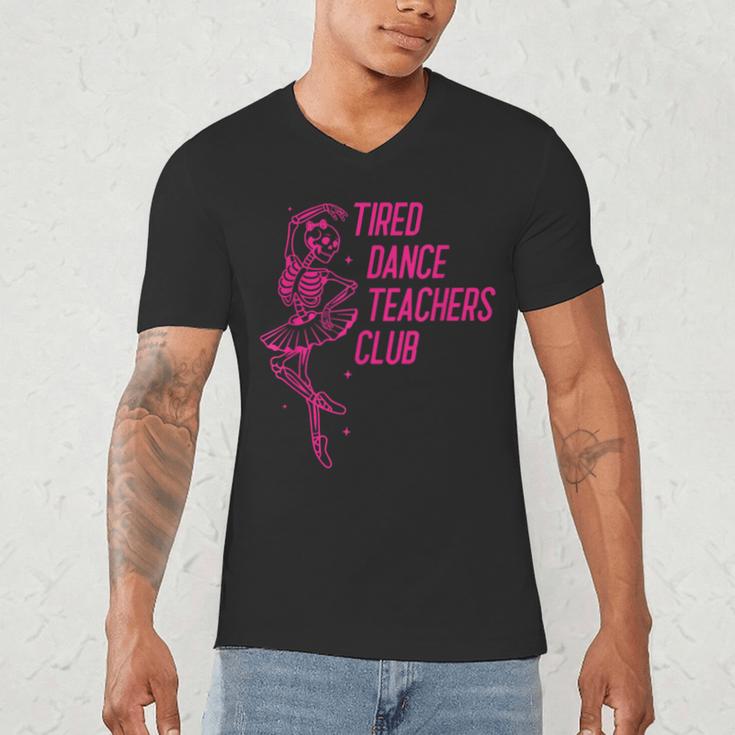 Tired Dance Teachers Club Dance Lover Men's V-Neck T-Shirt, novelty gifts, funny gifts Tired Dance Teachers Club Dance Lover Men's V-Neck T-Shirt, novelty gifts, funny gifts