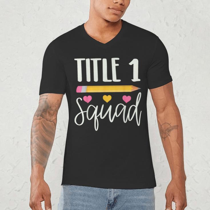 Title 1 Reading Teacher Shirt Men's V-Neck T-Shirt, novelty gifts, funny gifts