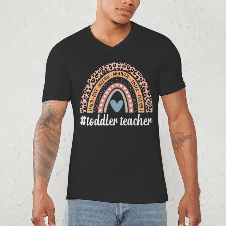Toddler Teacher Rainbow Leopard Infant Teacher Men Women Men's V-Neck T-Shirt, novelty gifts, funny gifts Toddler Teacher Rainbow Leopard Infant Teacher Men Women Men's V-Neck T-Shirt, novelty gifts, funny gifts