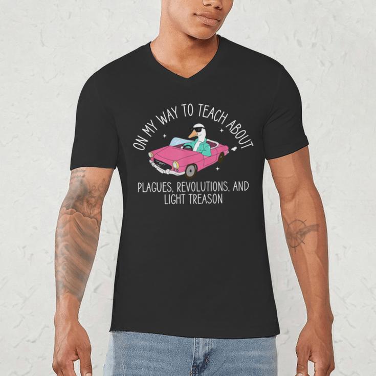 History Teacher Silly Goose Back To School Social Studies Men's V-Neck T-Shirt, novelty gifts, funny gifts History Teacher Silly Goose Back To School Social Studies Men's V-Neck T-Shirt, novelty gifts, funny gifts