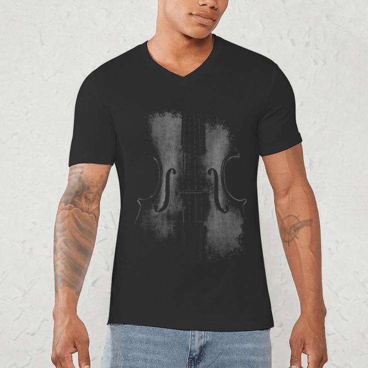 Violin Player Instrument Music Teacher Musical Violinist Men's V-Neck T-Shirt, novelty gifts, funny gifts