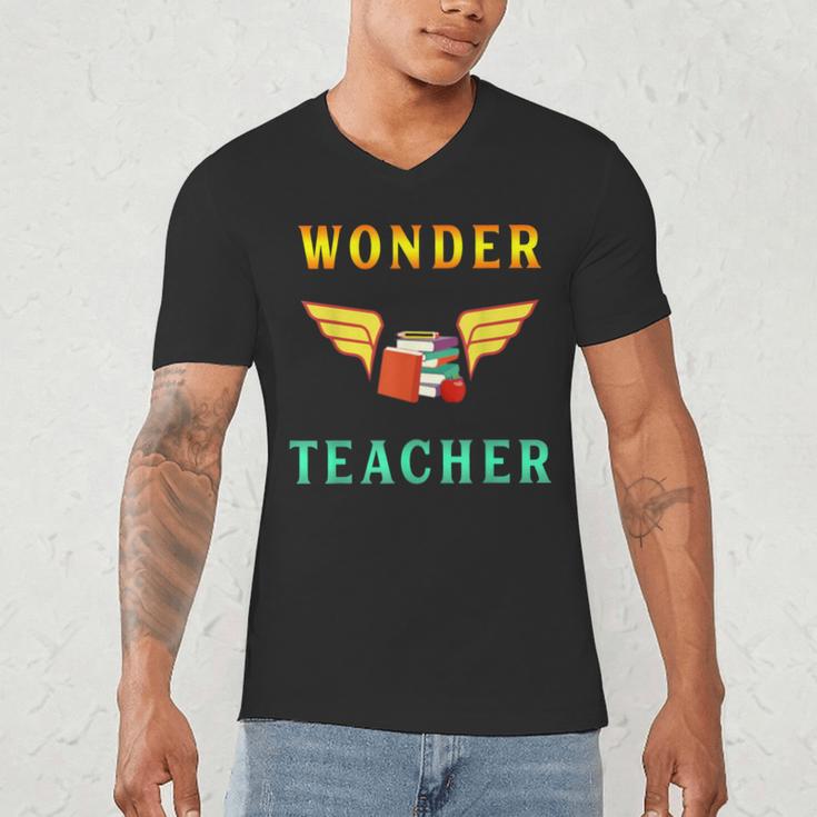 Wonder Teacher Instructor Professor Proud Literature Men Women Girls Kids T-Shirt Men's V-Neck T-Shirt, novelty gifts, funny gifts Wonder Teacher Instructor Professor Proud Literature Men Women Girls Kids T-Shirt Men's V-Neck T-Shirt, novelty gifts, funny gifts