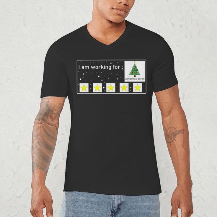 I Am Working For Christmas Break Special Education Teacher Men's V-Neck T-Shirt, novelty gifts, funny gifts I Am Working For Christmas Break Special Education Teacher Men's V-Neck T-Shirt, novelty gifts, funny gifts