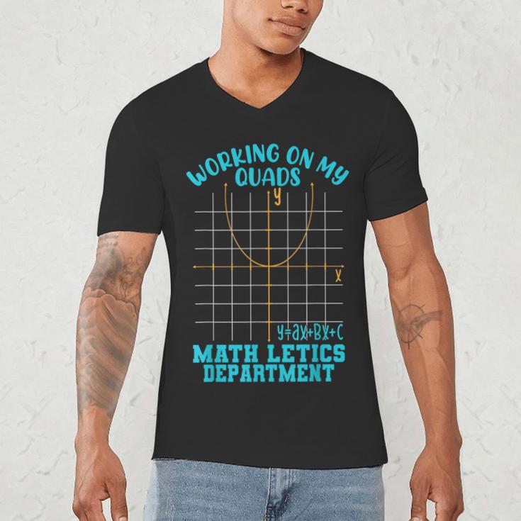 Working On My Quads Algebra Math Teacher Humor Men's V-Neck T-Shirt, novelty gifts, funny gifts Working On My Quads Algebra Math Teacher Humor Men's V-Neck T-Shirt, novelty gifts, funny gifts