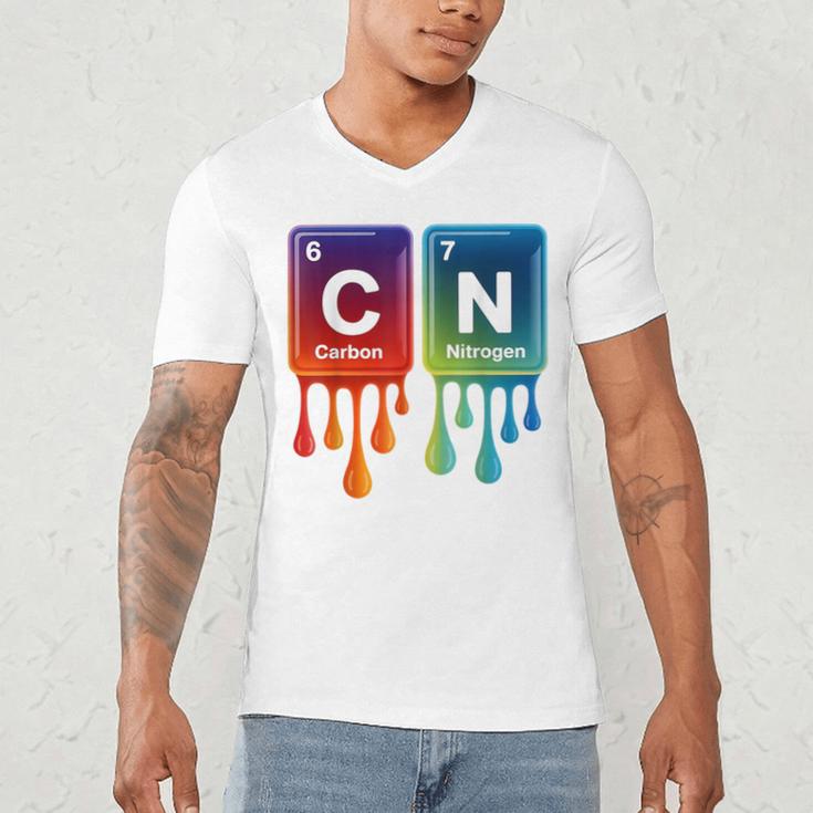 6 7 Science Chemistry Teacher Periodic Table Meme Tee Men's V-Neck T-Shirt, novelty gifts, funny gifts