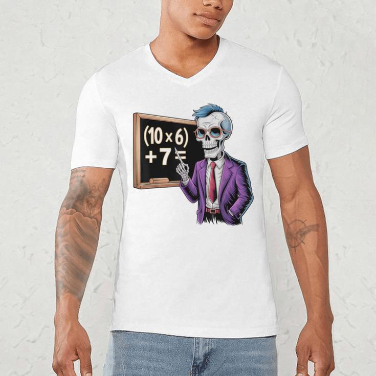 67 Math Teacher Meme Brainrot Six Seven Halloween Equation Men's V-Neck T-Shirt, novelty gifts, funny gifts 67 Math Teacher Meme Brainrot Six Seven Halloween Equation Men's V-Neck T-Shirt, novelty gifts, funny gifts
