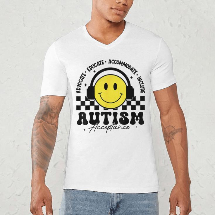 Autism Awareness Acceptance Special Education Teacher Kids Men's V-Neck T-Shirt, novelty gifts, funny gifts Autism Awareness Acceptance Special Education Teacher Kids Men's V-Neck T-Shirt, novelty gifts, funny gifts