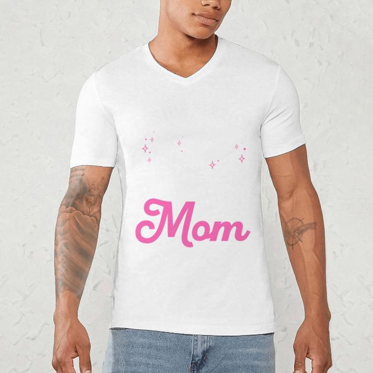 Boston Terrier Mom Men's V-Neck T-Shirt, novelty gifts, funny gifts