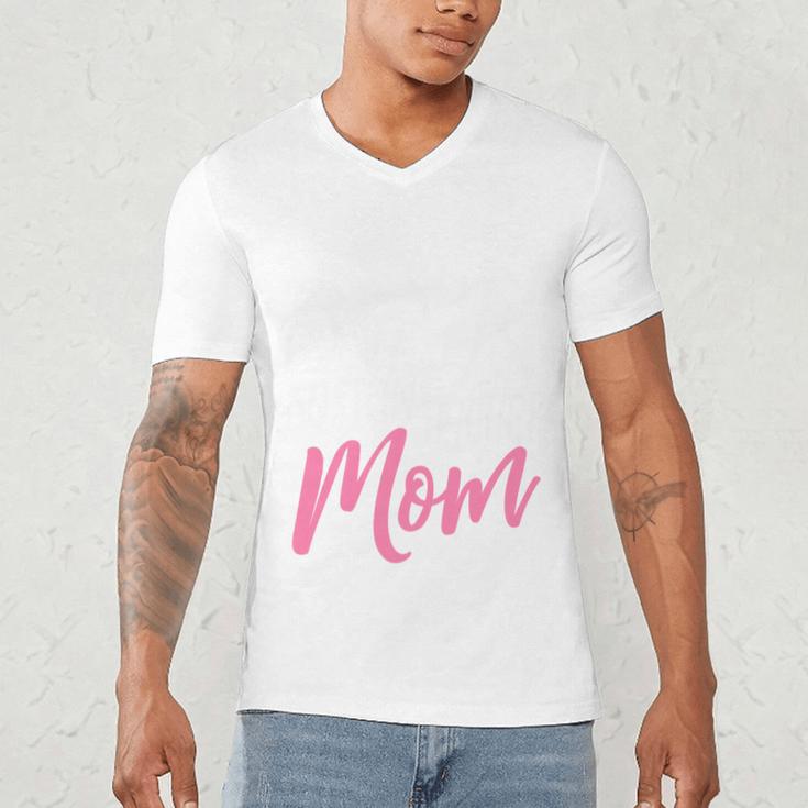 Boston Terrier Mom Boston Terrier Mom Men's V-Neck T-Shirt, novelty gifts, funny gifts