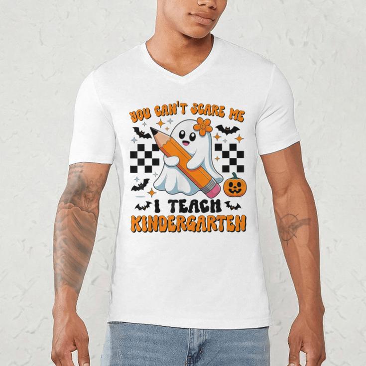 You Can't Scare Me I Teach Kindergarten Teacher Halloween Men's V-Neck T-Shirt, novelty gifts, funny gifts You Can't Scare Me I Teach Kindergarten Teacher Halloween Men's V-Neck T-Shirt, novelty gifts, funny gifts