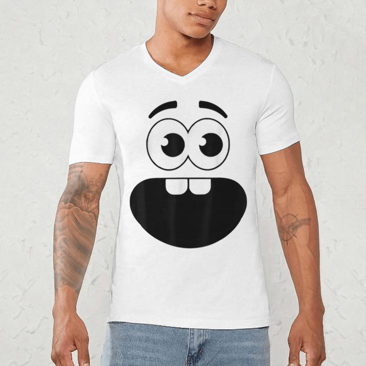 Creepy Carrots Face Teacher Halloween Costume Matching Men's V-Neck T-Shirt, novelty gifts, funny gifts Creepy Carrots Face Teacher Halloween Costume Matching Men's V-Neck T-Shirt, novelty gifts, funny gifts