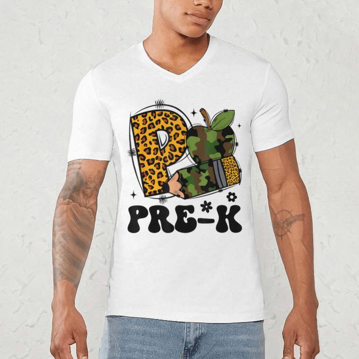 Cute Camo Pre K Back To School Teacher Kid Preschool Men's V-Neck T-Shirt, novelty gifts, funny gifts Cute Camo Pre K Back To School Teacher Kid Preschool Men's V-Neck T-Shirt, novelty gifts, funny gifts