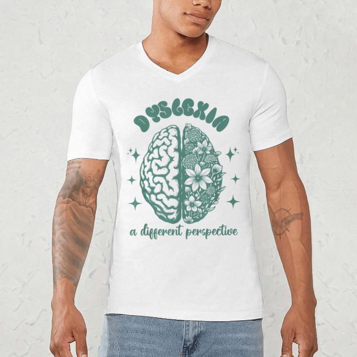 Dyslexia A Different Perspective Dyslexia Specialist Teacher Men's V-Neck T-Shirt, novelty gifts, funny gifts Dyslexia A Different Perspective Dyslexia Specialist Teacher Men's V-Neck T-Shirt, novelty gifts, funny gifts
