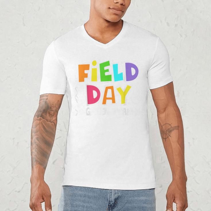 Field Day Green Team For Teacher Kids Field Day Games Men's V-Neck T-Shirt, novelty gifts, funny gifts Field Day Green Team For Teacher Kids Field Day Games Men's V-Neck T-Shirt, novelty gifts, funny gifts