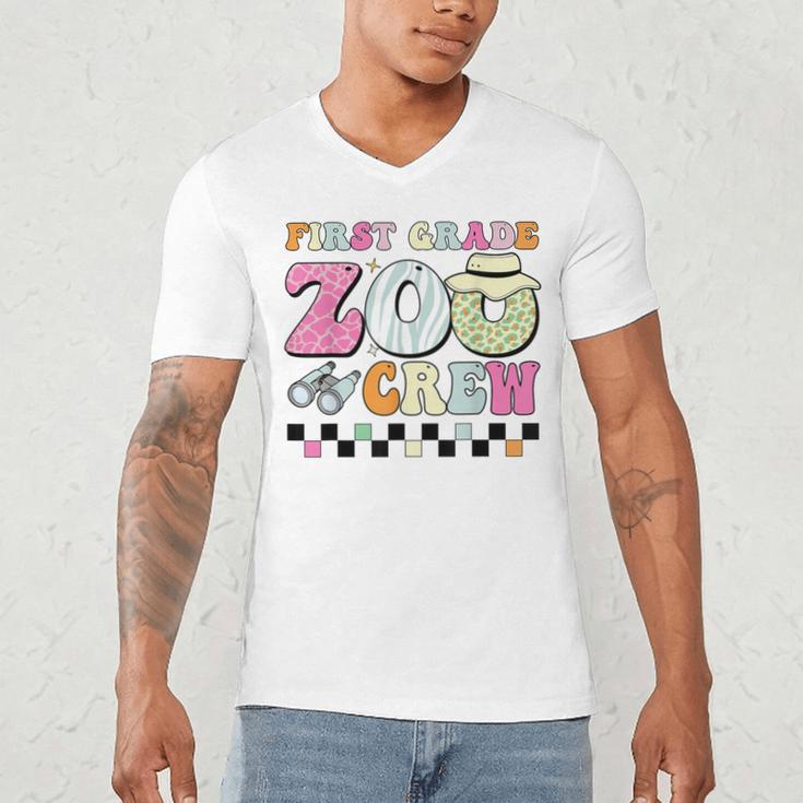 Field Zoo Trip Shirt For Teacher First Grade Crew For Men Women Kids Men's V-Neck T-Shirt, novelty gifts, funny gifts Field Zoo Trip Shirt For Teacher First Grade Crew For Men Women Kids Men's V-Neck T-Shirt, novelty gifts, funny gifts