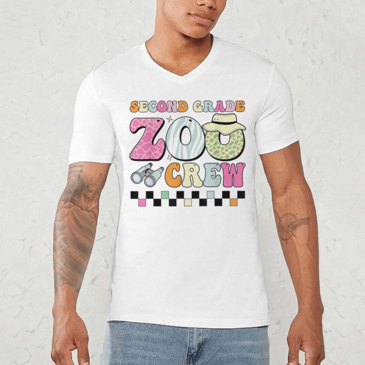 Field Zoo Trip Shirt For Teacher Second Grade Crew Men's V-Neck T-Shirt, novelty gifts, funny gifts Field Zoo Trip Shirt For Teacher Second Grade Crew Men's V-Neck T-Shirt, novelty gifts, funny gifts