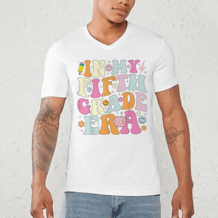 In My Fifth Grade Era 5th Grade Era Teacher Back To School Men's V-Neck T-Shirt, novelty gifts, funny gifts