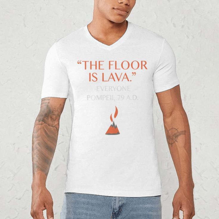 The Floor Is Lava For History Lovers & Teachers Premium Tri-Blend Men's V-Neck T-Shirt, novelty gifts, funny gifts The Floor Is Lava For History Lovers & Teachers Premium Tri-Blend Men's V-Neck T-Shirt, novelty gifts, funny gifts