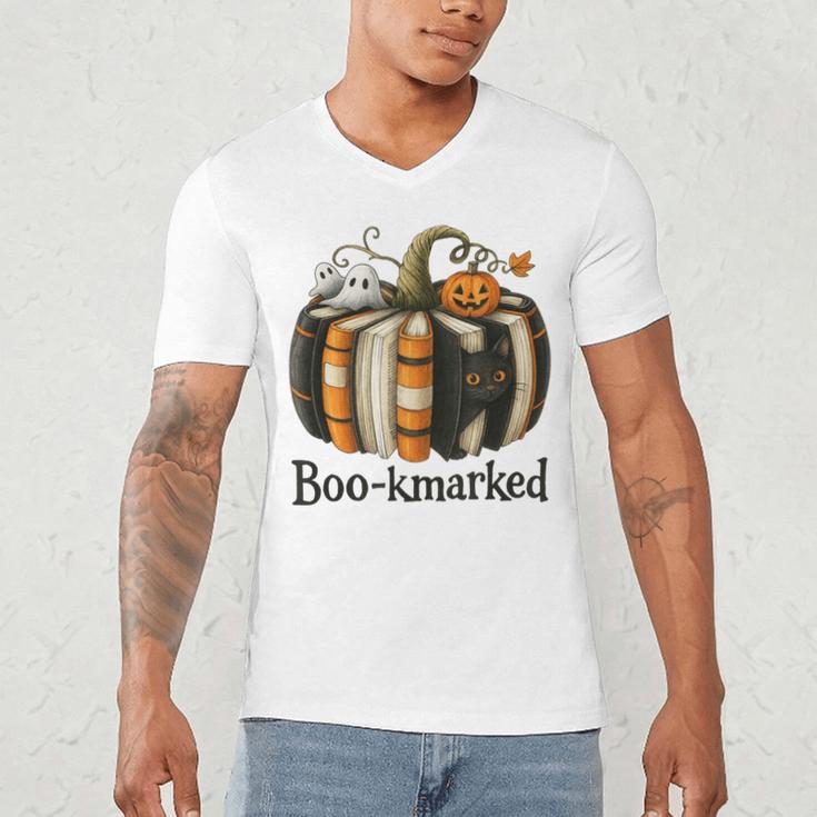 Fun Fall Book Lover Cute Teacher Student Halloween Men's V-Neck T-Shirt, novelty gifts, funny gifts Fun Fall Book Lover Cute Teacher Student Halloween Men's V-Neck T-Shirt, novelty gifts, funny gifts
