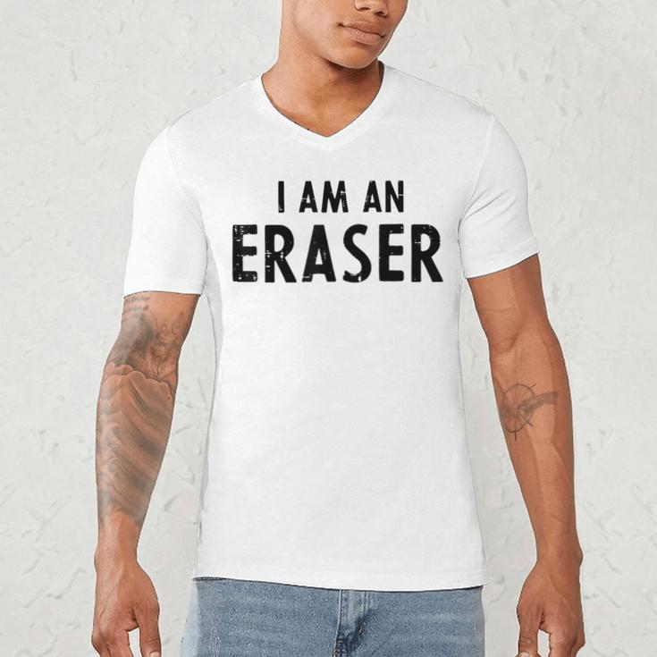 Halloween Teacher Im An Eraser Costume Kids Men Women Men's V-Neck T-Shirt, novelty gifts, funny gifts