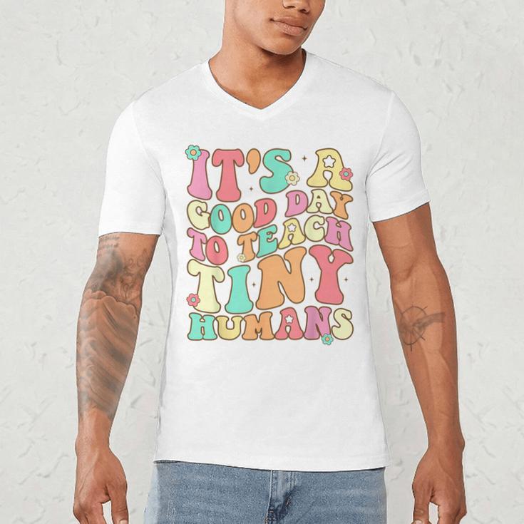 It's A Good Day To Teach Tiny Humans Teacher Teaching Men's V-Neck T-Shirt, novelty gifts, funny gifts It's A Good Day To Teach Tiny Humans Teacher Teaching Men's V-Neck T-Shirt, novelty gifts, funny gifts