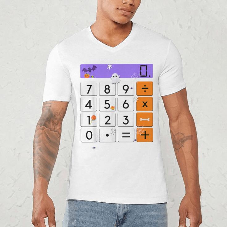Math Teacher Halloween Costume Calculator Math Pun Men's V-Neck T-Shirt, novelty gifts, funny gifts Math Teacher Halloween Costume Calculator Math Pun Men's V-Neck T-Shirt, novelty gifts, funny gifts